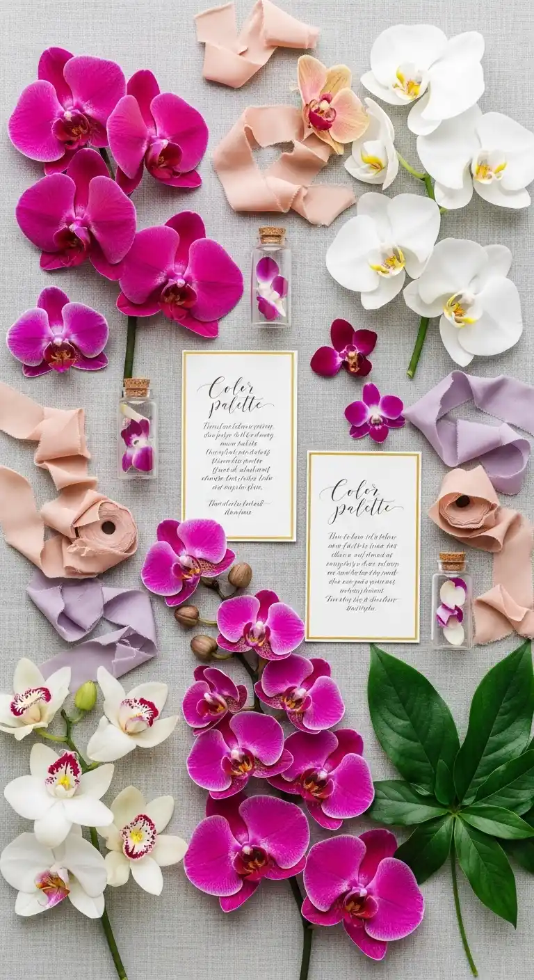 Ombre Rusty Orange Wedding Cake Perfect Orchid Color Palette