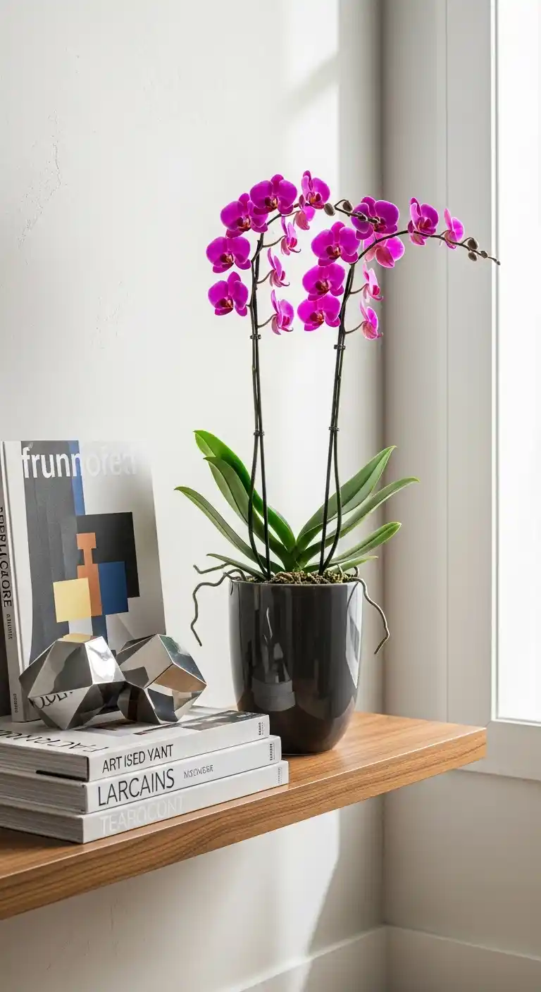 Ombre Rusty Orange Wedding Cake A Fresh Perspective: Styling Orchids Beyond Traditional Florals