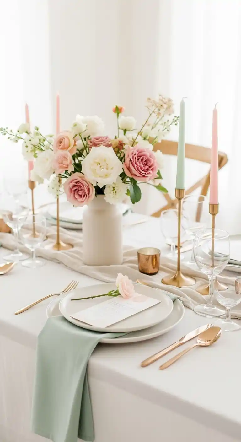 Ombre Rusty Orange Wedding Cake Approach to Choosing the Right Pastel Palette