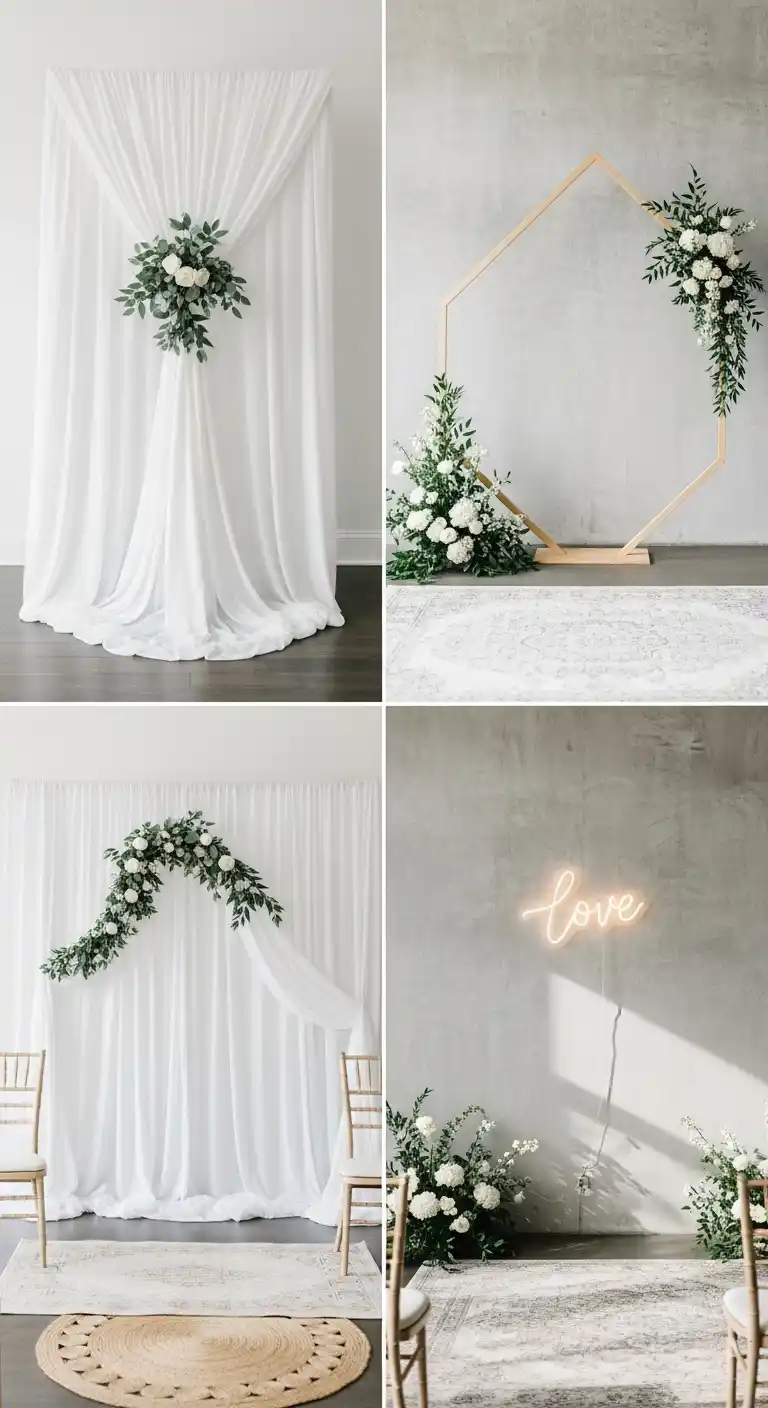 Ombre Rusty Orange Wedding Cake Incorporating Natural Materials