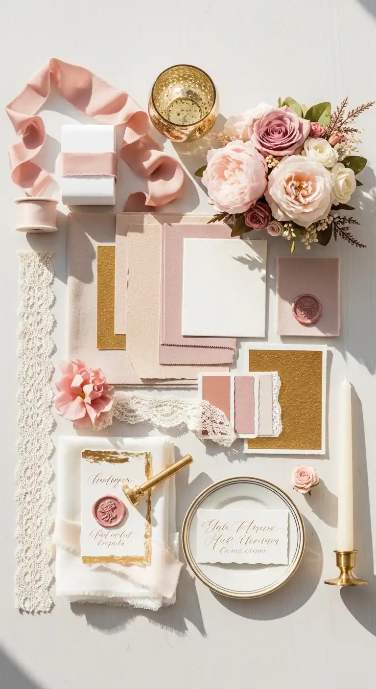 Ombre Rusty Orange Wedding Cake Choosing the Perfect Color Palette for Romantic Wedding Decor Ideas