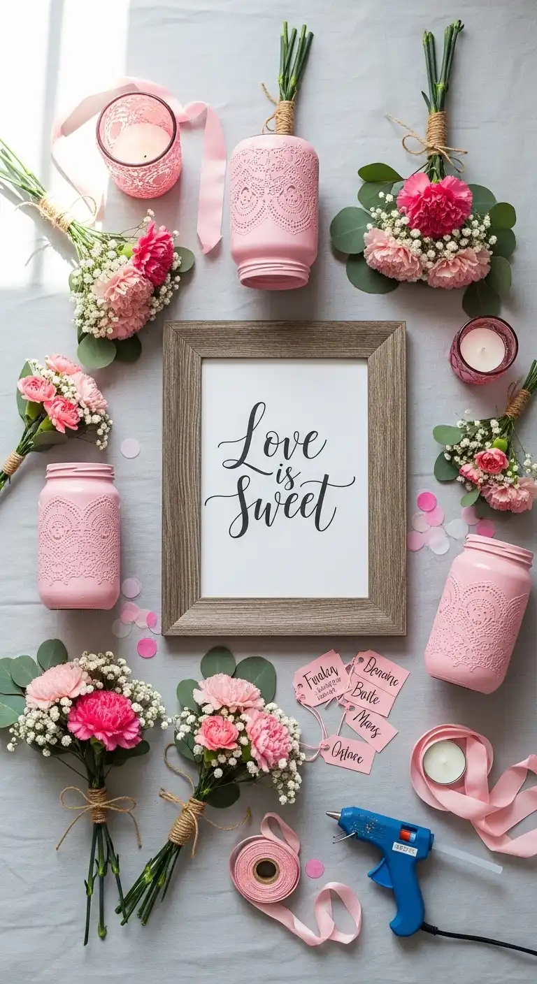 Ombre Rusty Orange Wedding Cake Budget-Friendly Tips to Style Pink Wedding Decor Ideas