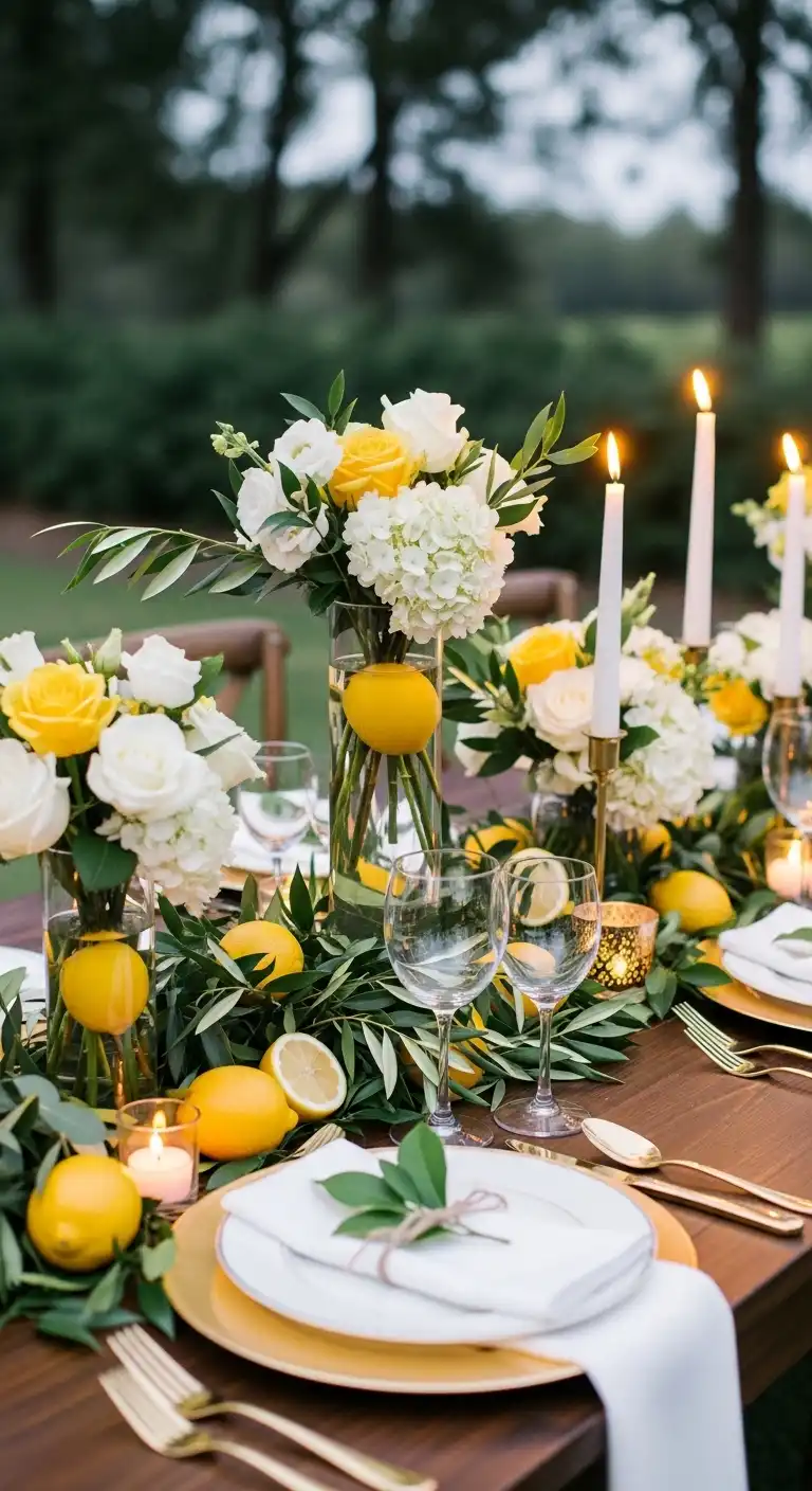 Ombre Rusty Orange Wedding Cake Citrus into Your Wedding Decor