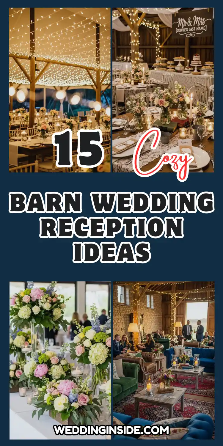 Cozy Barn Wedding Reception: 15 Ideas You’ll Adore 2 Barn Wedding Reception