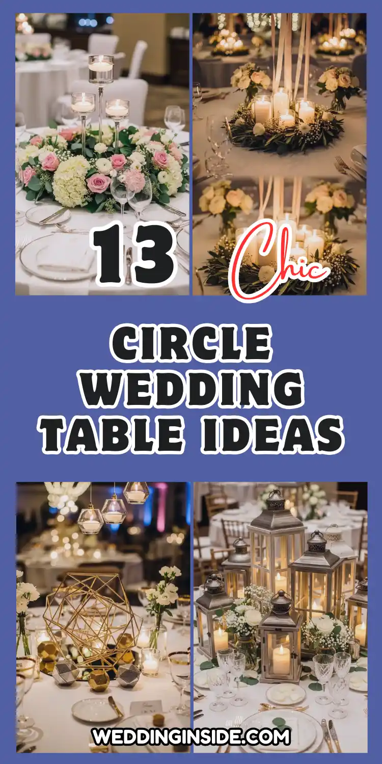 Circle Wedding Table: 13 Ideas for a Chic Celebration 2 Circle Wedding Table