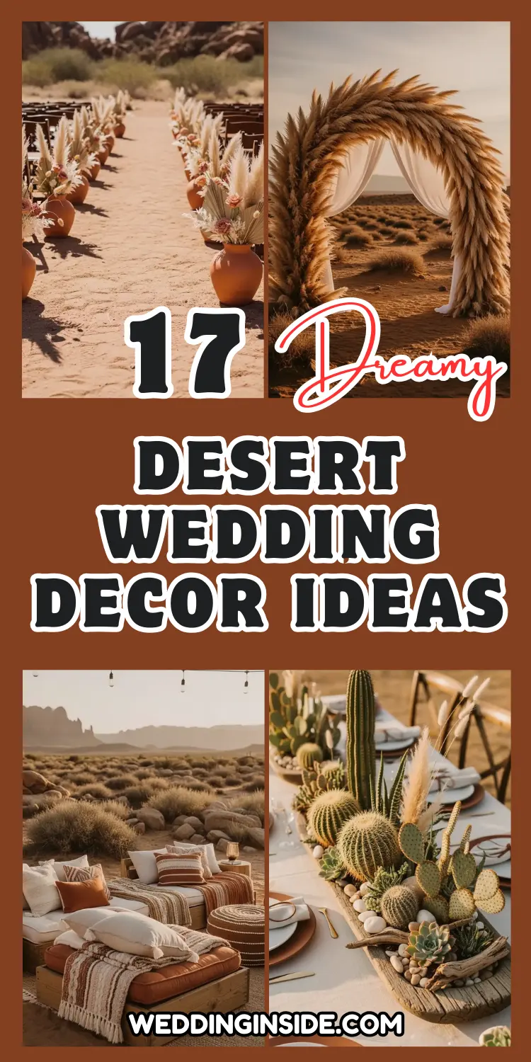 17 Desert Wedding Decor Ideas for a Dreamy Day 2 Desert Wedding Decor