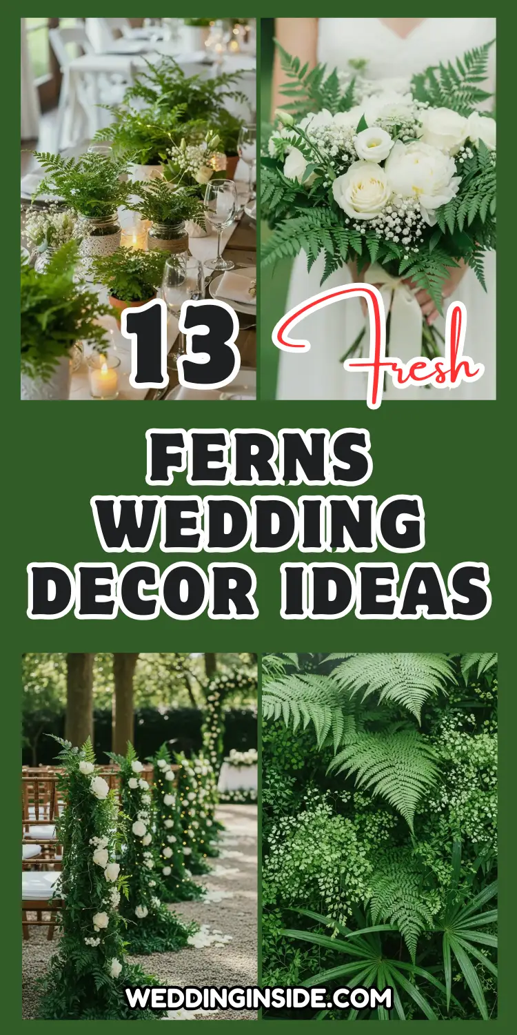 Ferns Wedding Decor: 13 Ideas for a Fresh, Green Vibe 2 Ferns Wedding Decor