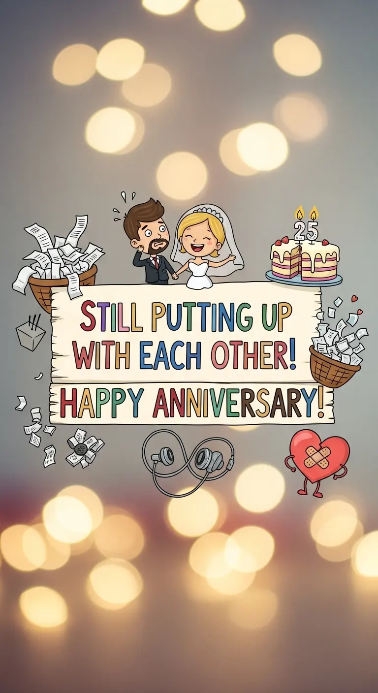 What to Say for a Wedding Anniversary: Thoughtful Messages, Ideas & Tips 6 Funny Wedding Anniversary Messages