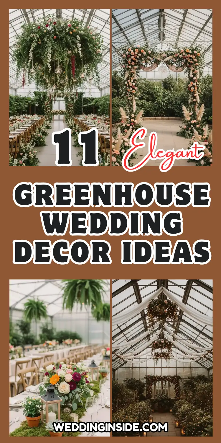 Greenhouse Wedding Decor: 11 Ideas You’ll Adore 2 Greenhouse Wedding Decor