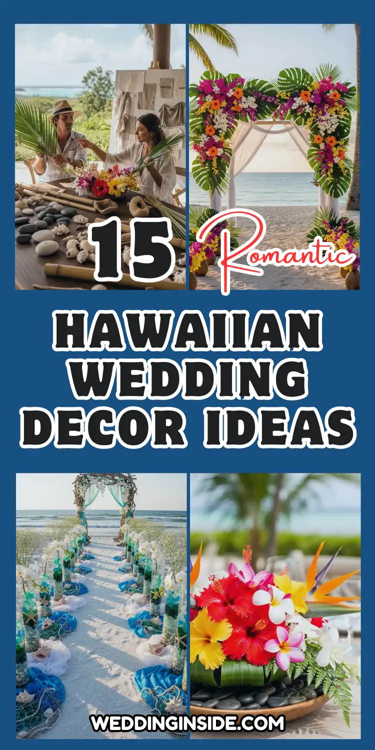 Hawaiian Wedding Decor: 15 Ideas for a Romantic Tropical Celebration 2 Hawaiian Wedding Decor