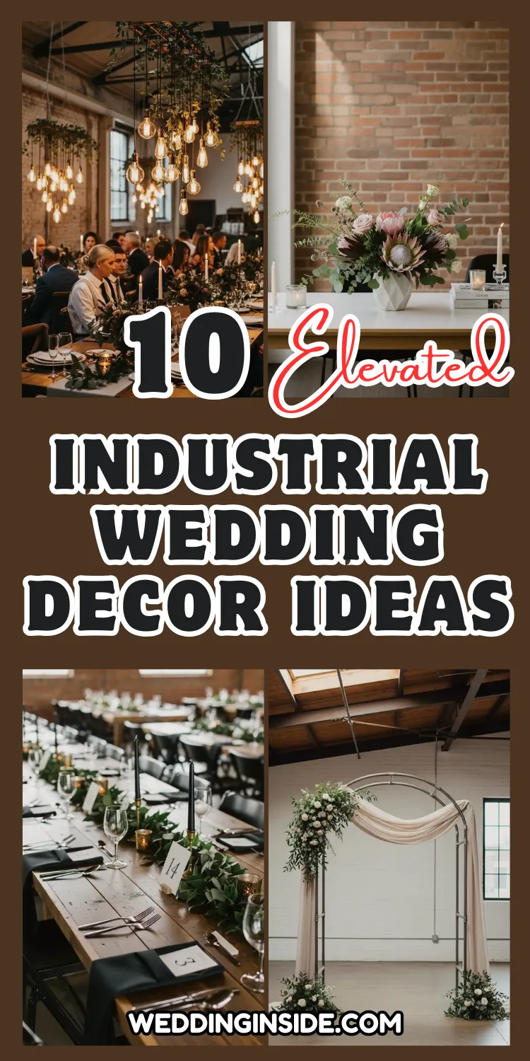 10 Industrial Wedding Decor Ideas That Wow 2 Industrial Wedding Decor