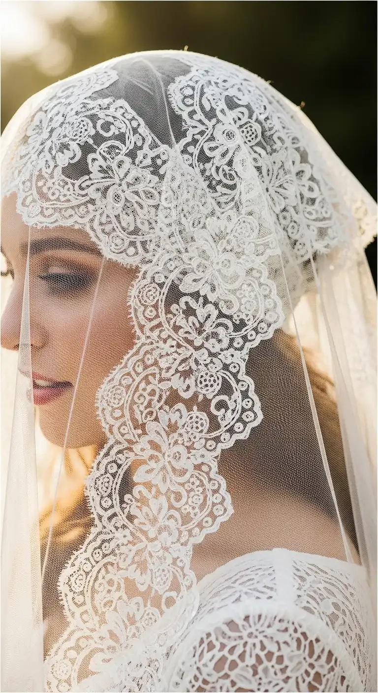 How to Use a Lace Bandana as a Unique Bridal Accessory or Favor 2 Lace Bandana as a Unique Bridal Accessory