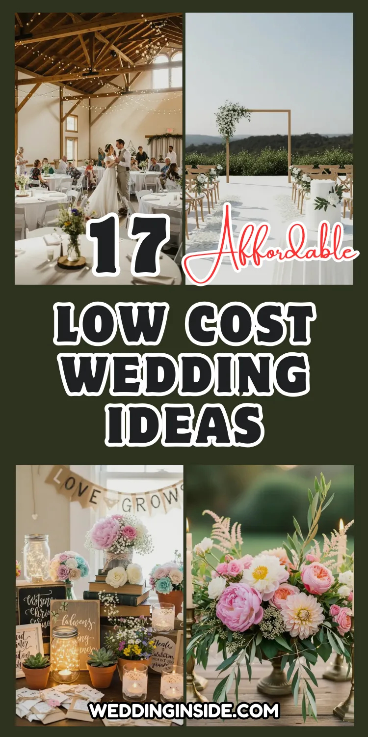 17 Chic & Affordable Low Cost Wedding Ideas 2 Low Cost Wedding