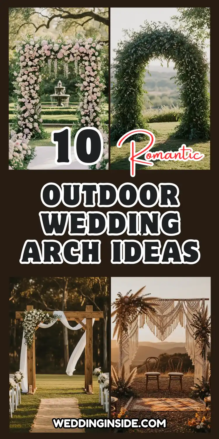 10 Outdoor Wedding Arch Ideas to Elevate Your Ceremony 2 Outdoor Wedding Arch