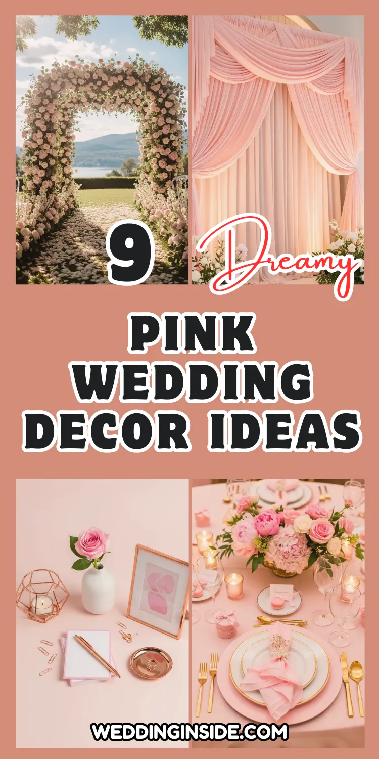 Pink Wedding Decor: 9 Ideas for a Dreamy Celebration 2 Pink Wedding Decor