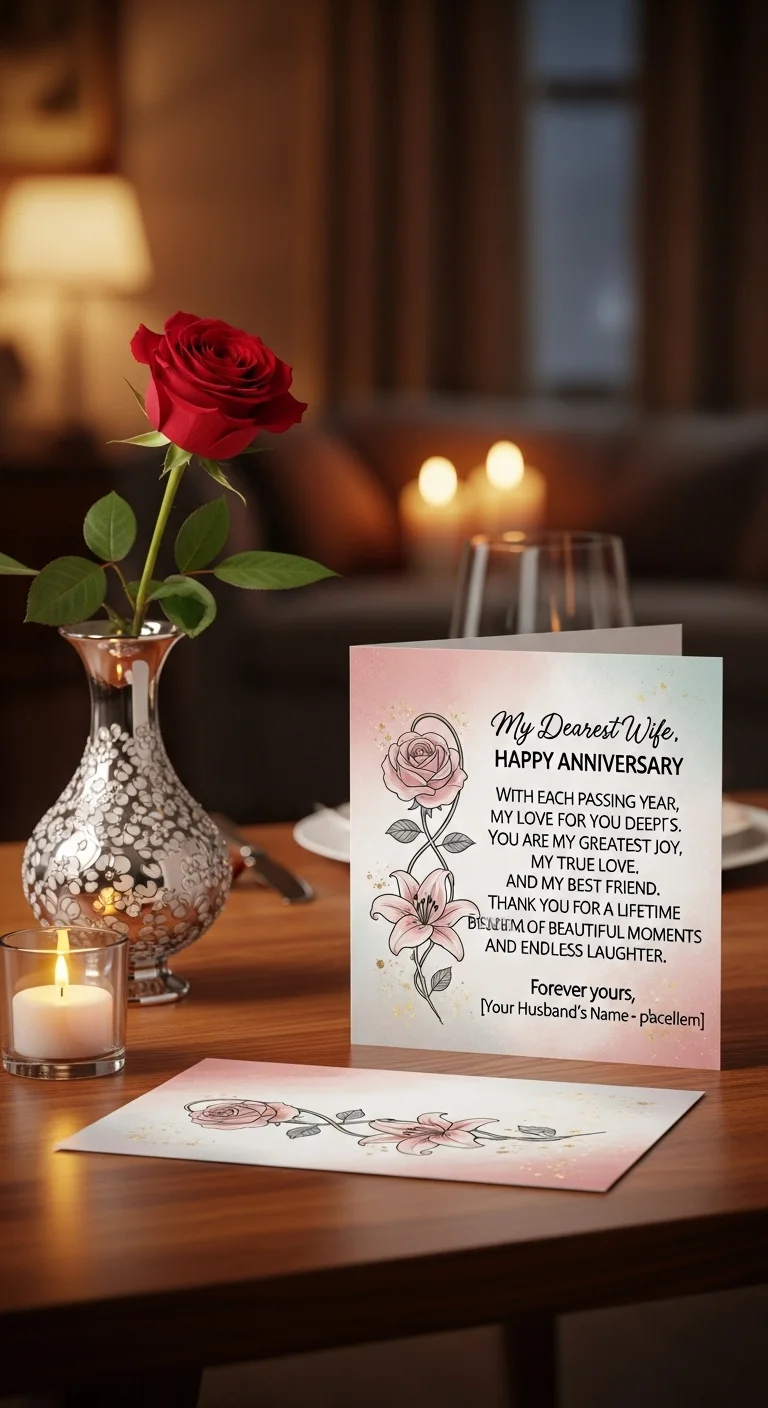 Wedding Anniversary Wishes for Wife: 8 Heartfelt Ideas 4 Romantic Anniversary Wishes for Wife