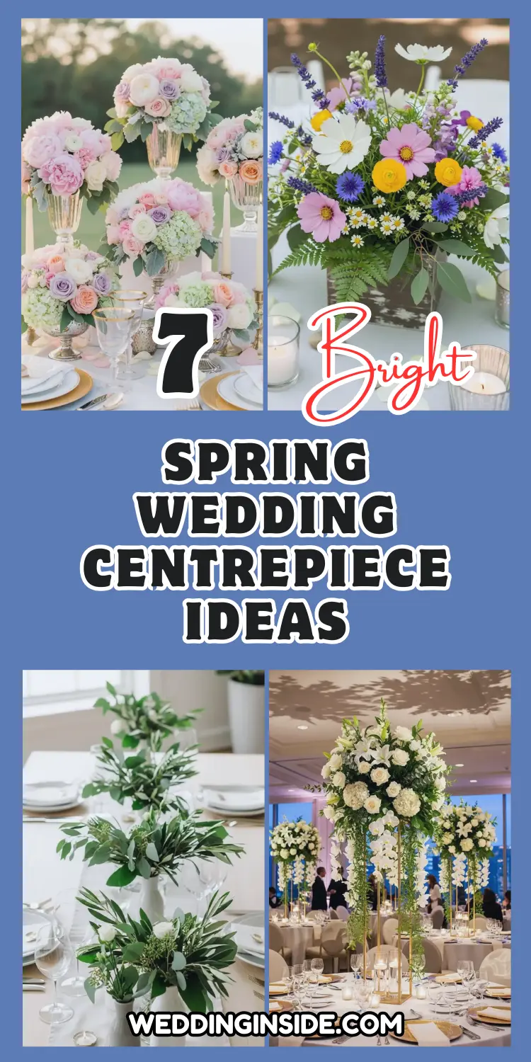 7 Spring Wedding Centrepiece Ideas for a Bright, Stylish Table 2 Spring Wedding Centrepiece