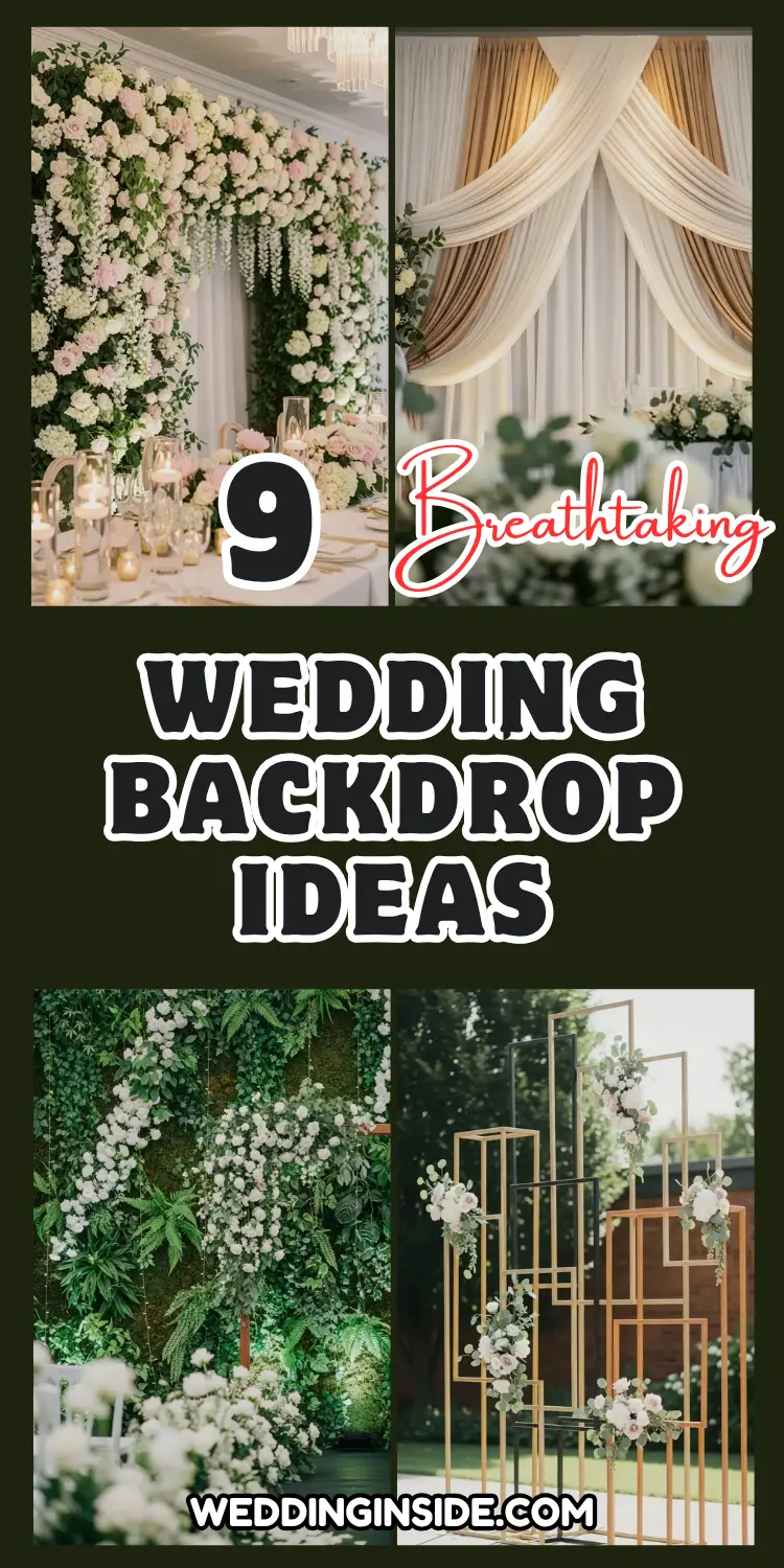9 Breathtaking Wedding Backdrop Ideas You’ll Love 2 Wedding Backdrop