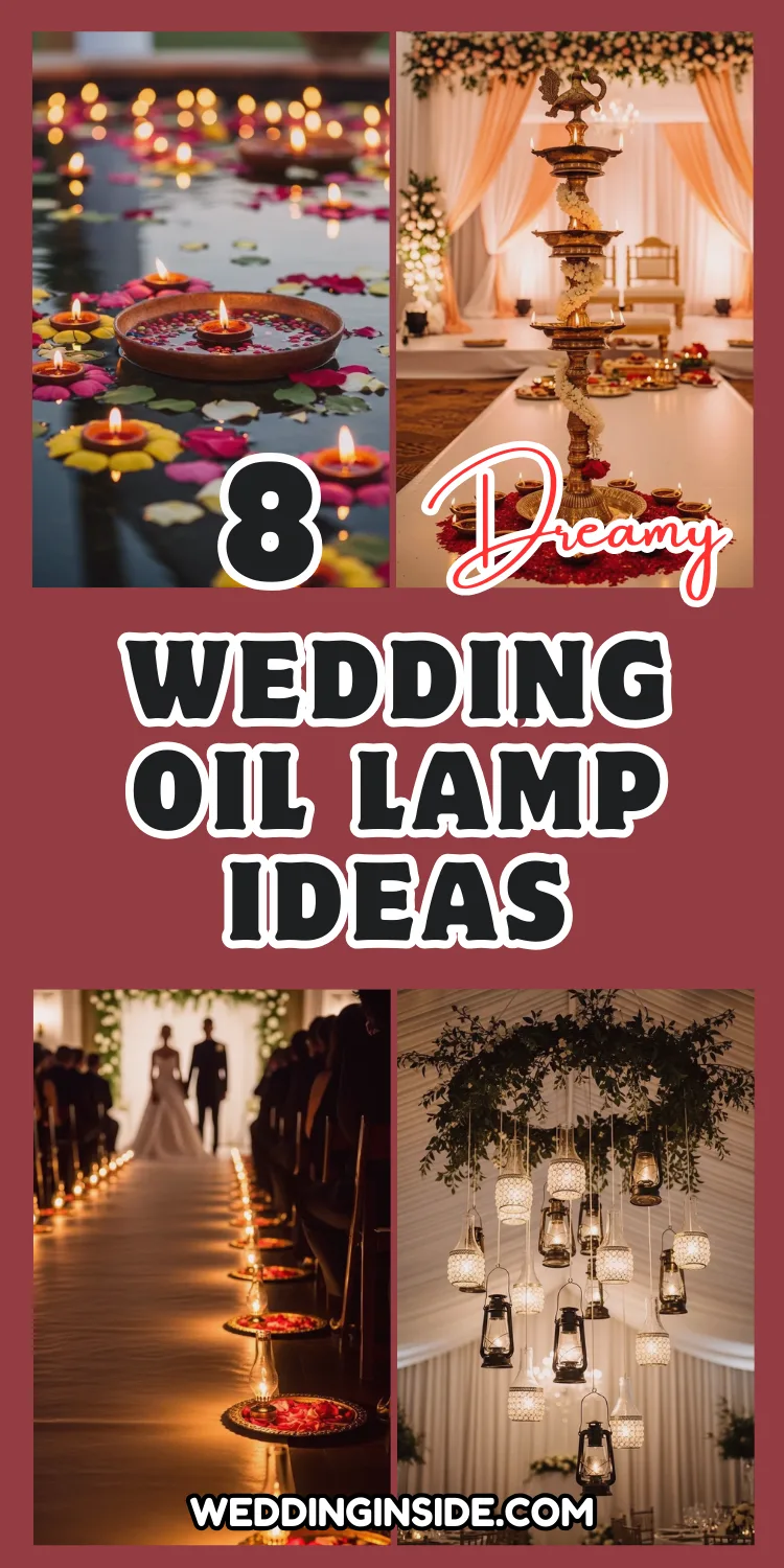 8 Wedding Oil Lamp Decor Ideas to Light Up Your Big Day 1 Wedding Oil Lamp
