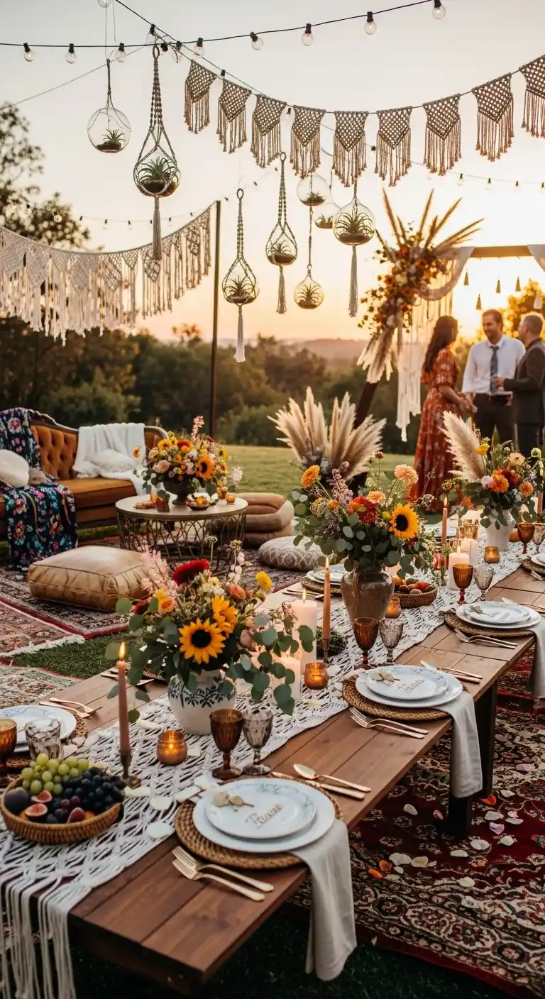 What is Wedding Decor and What Does It Include? 5 What is Boho Wedding Decor