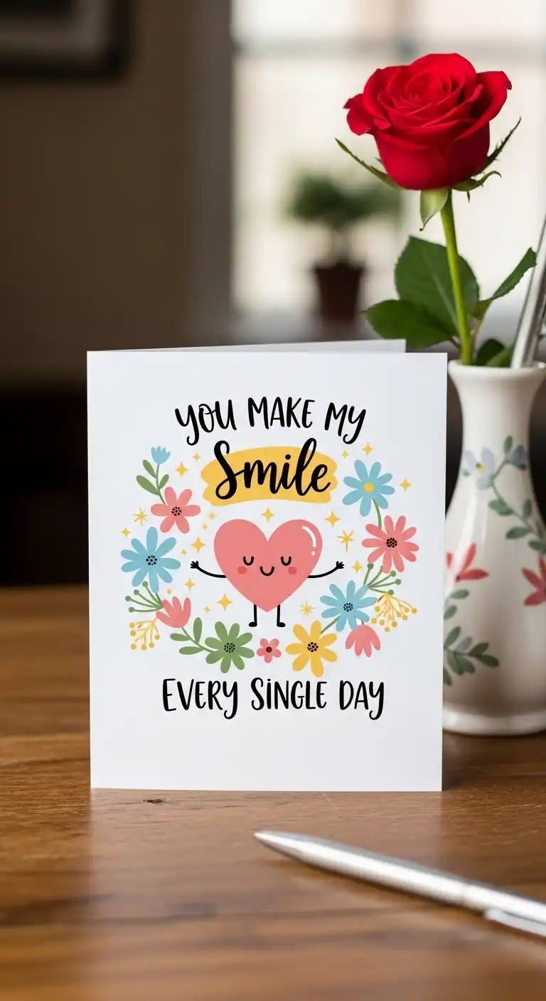 You Make My Heart Smile Every Single Day” You Make My Heart Smile Every Single Day”