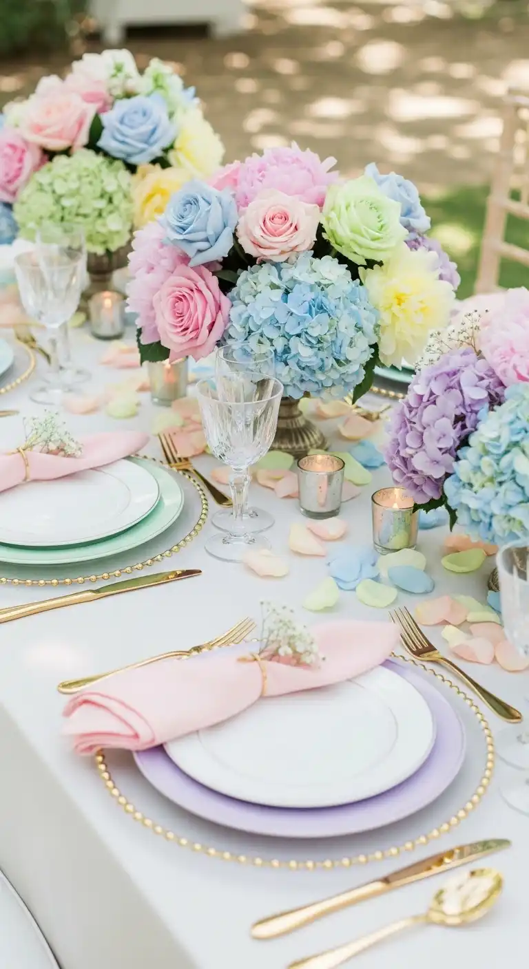 Ombre Rusty Orange Wedding Cake Pastel Color Combinations