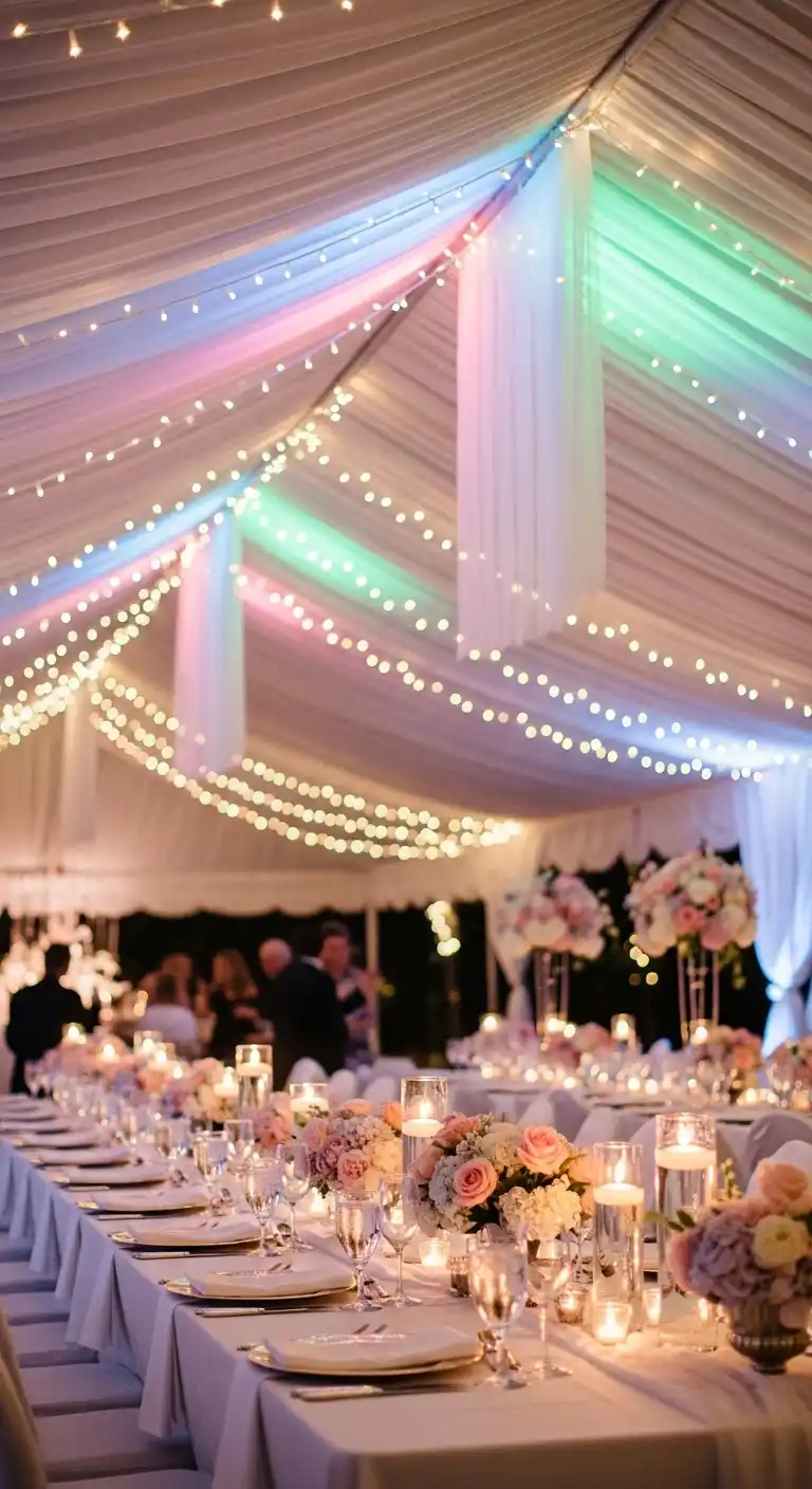 Ombre Rusty Orange Wedding Cake Pastel Wedding Stage Decorations