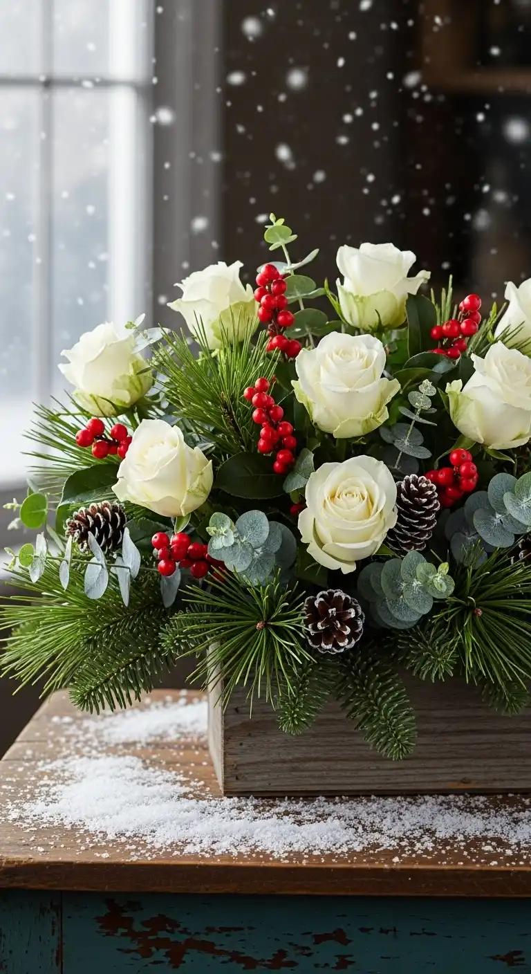 Ombre Rusty Orange Wedding Cake Seasonal Winter Floral Arrangement Ideas