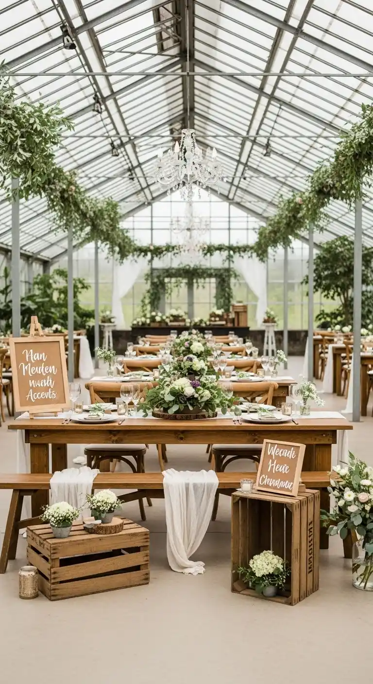 Ombre Rusty Orange Wedding Cake Rustic Wooden Accents with Natural Charm