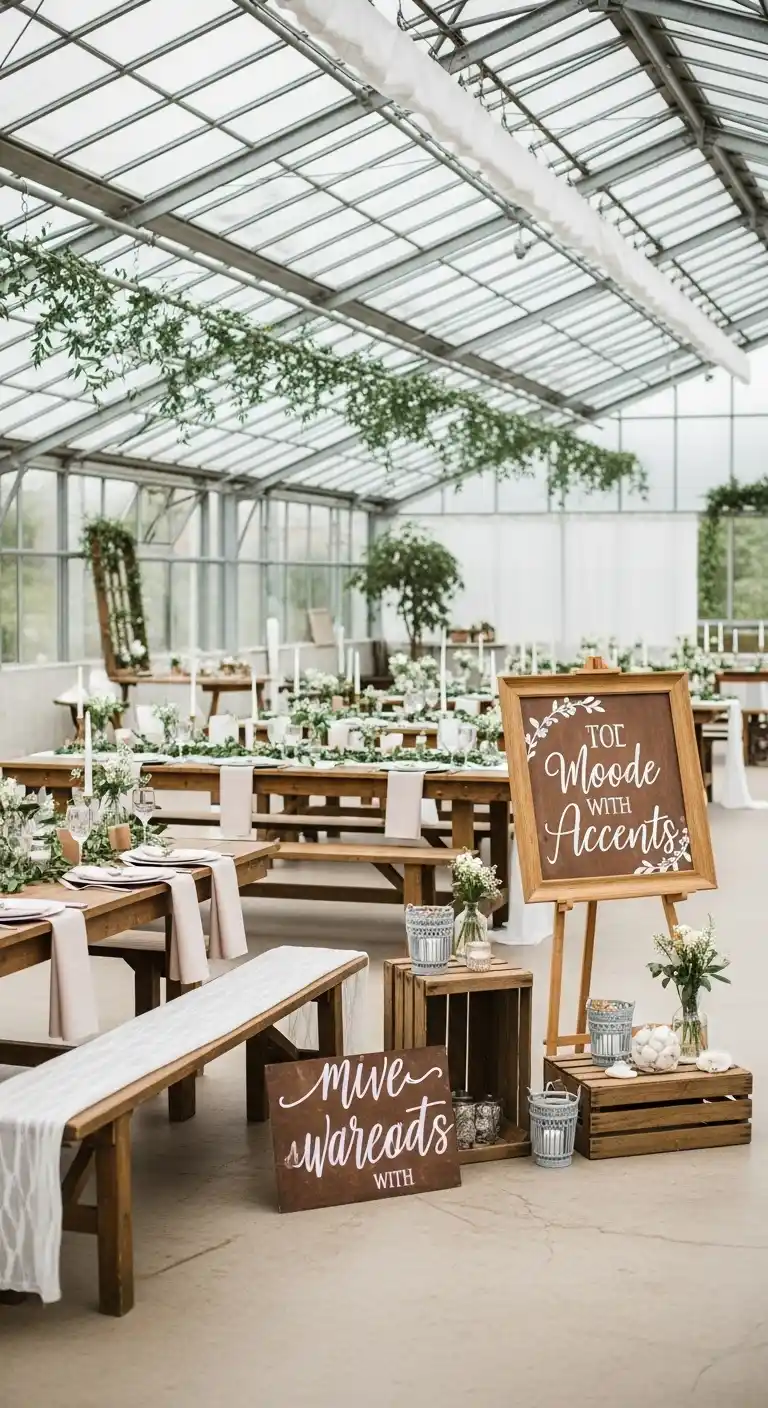 Ombre Rusty Orange Wedding Cake Rustic Wooden Accents with Natural Charm