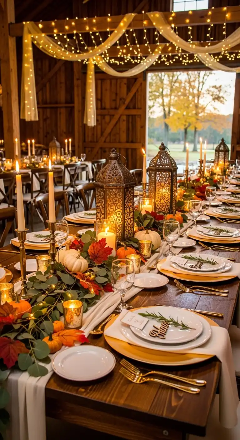 Ombre Rusty Orange Wedding Cake Planning Your Golden Fall Wedding Decor