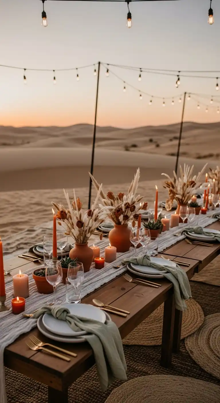 Ombre Rusty Orange Wedding Cake Choosing Colors That Reflect the Landscape