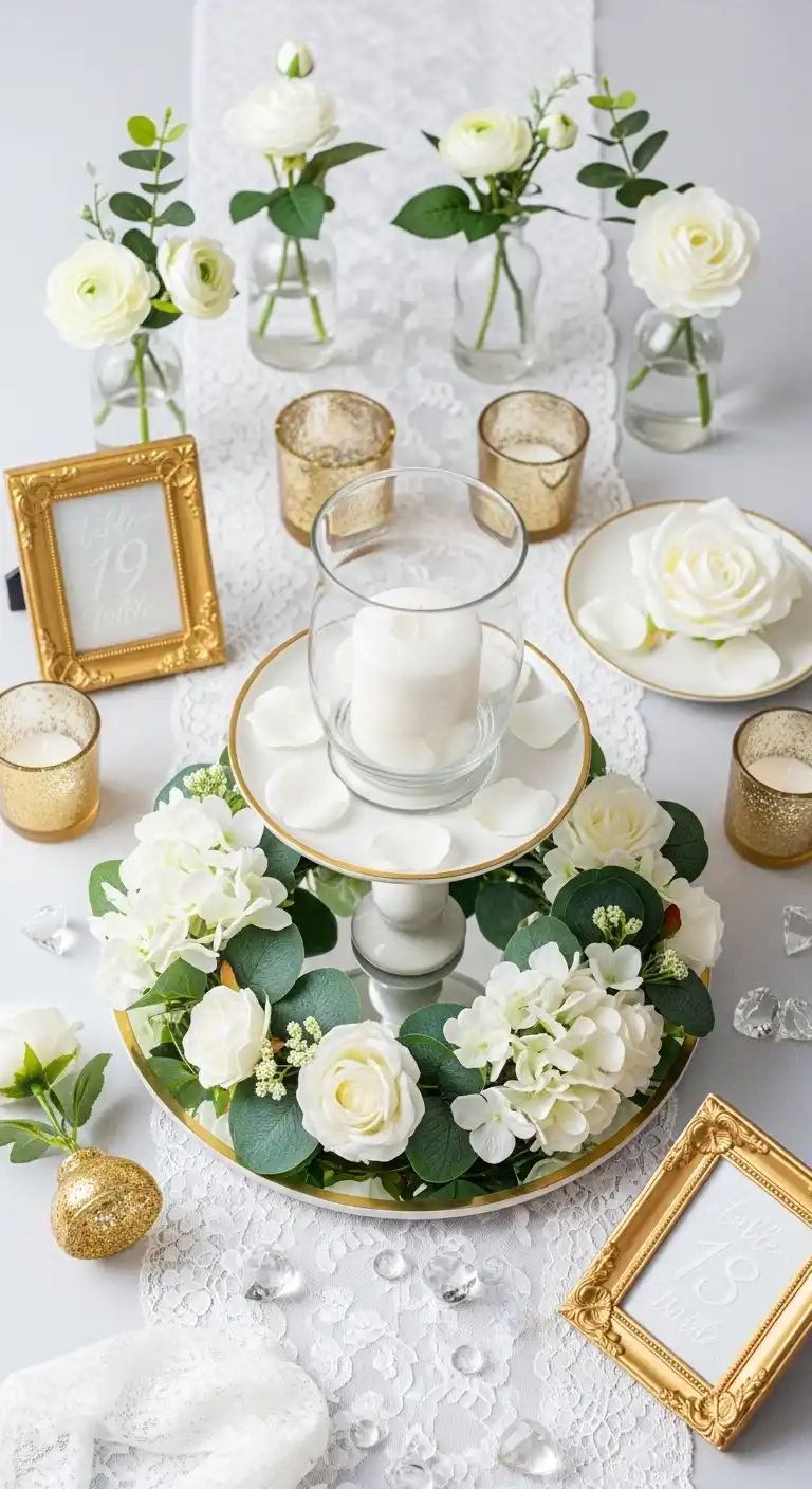 Ombre Rusty Orange Wedding Cake How to Make Dollar Tree Wedding Decor Look High-End