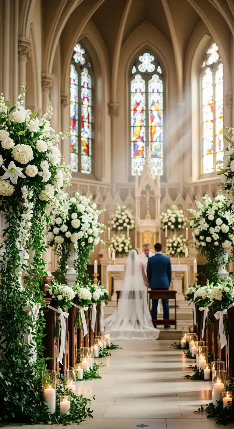 Ombre Rusty Orange Wedding Cake Right Church Wedding Flowers Matters