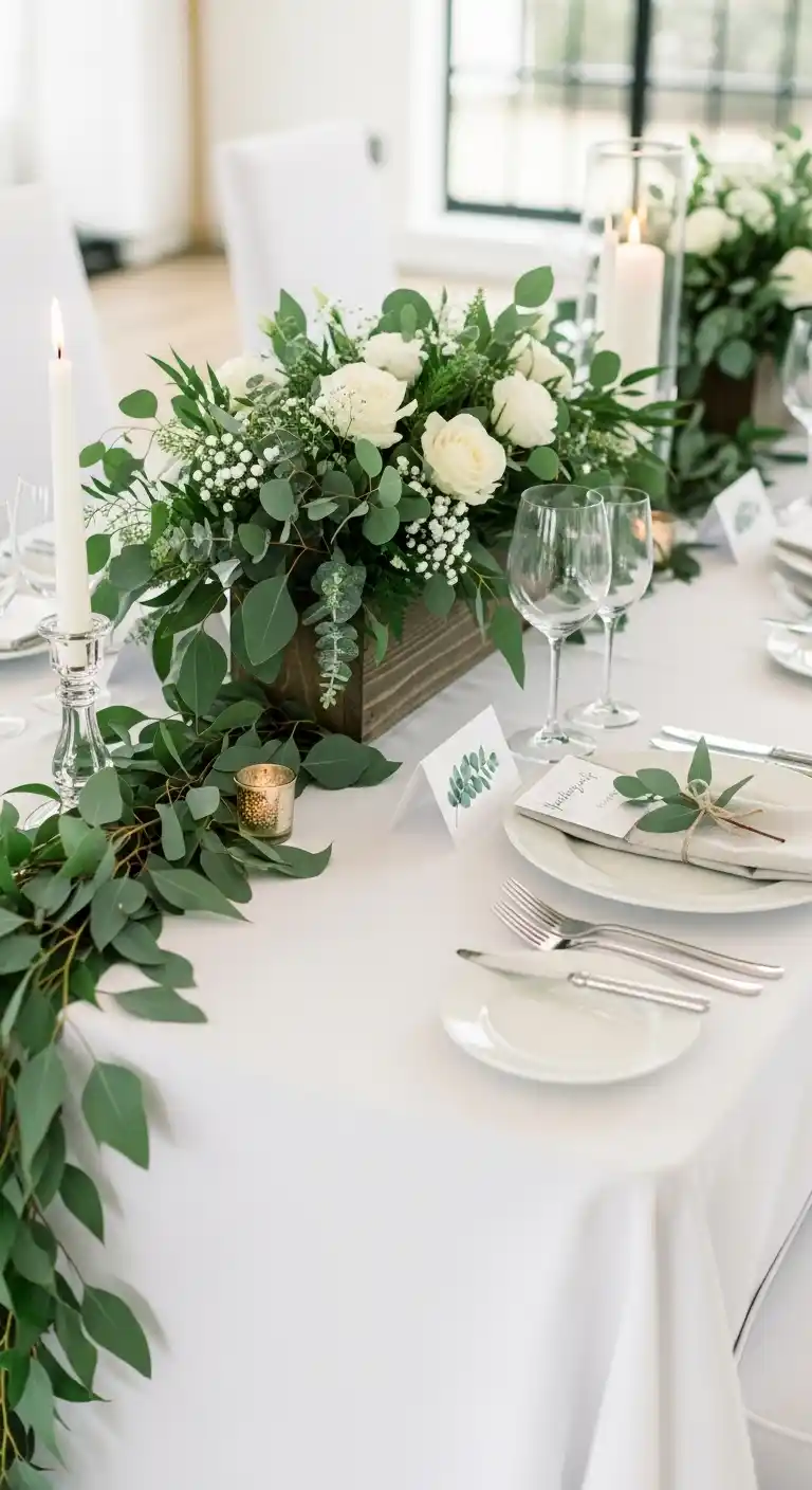 Ombre Rusty Orange Wedding Cake Eucalyptus Wedding Decor Works So Beautifully for Modern Celebrations