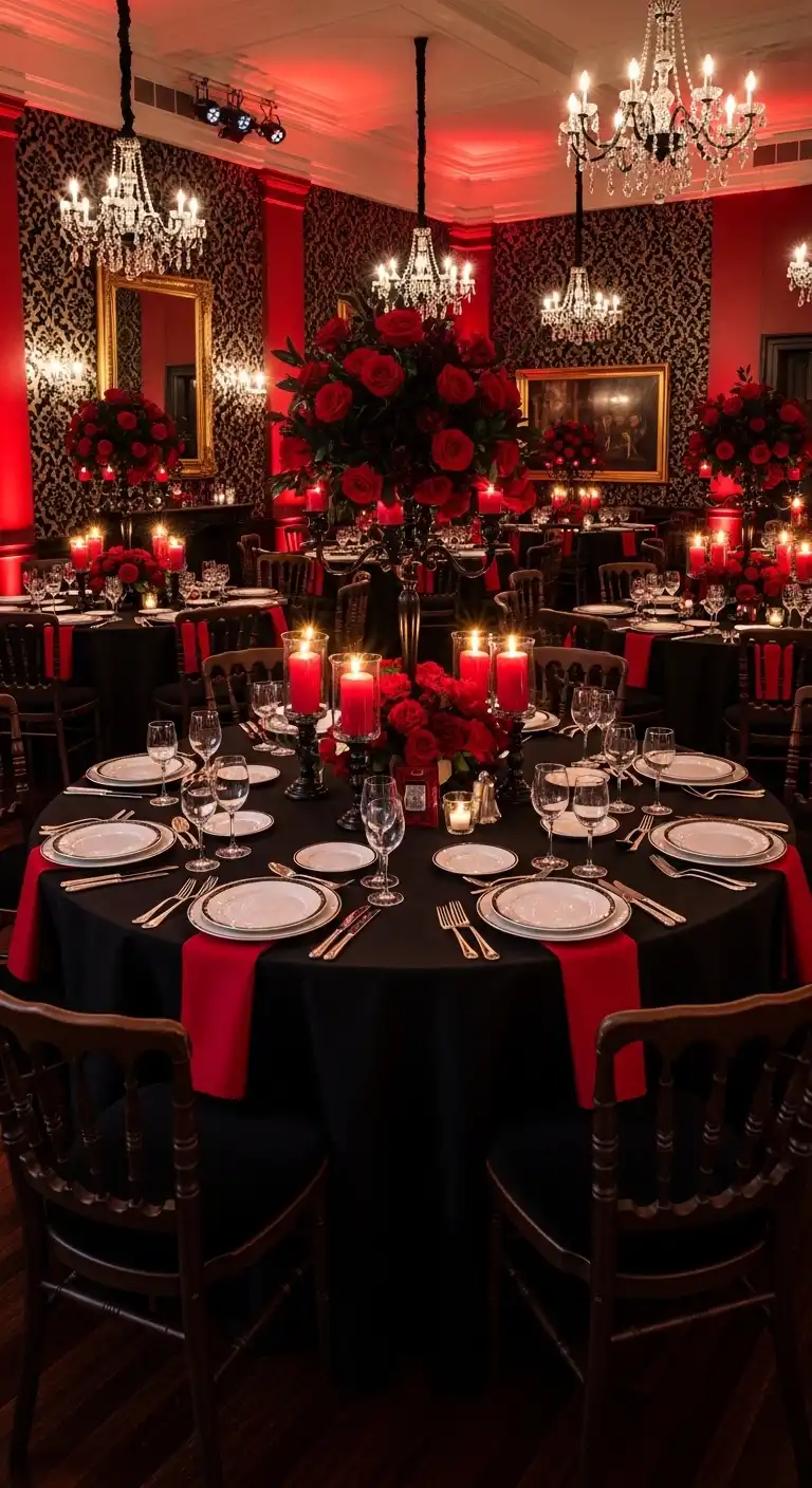 Red and Black Classic Elegance Theme Red and Black Classic Elegance Theme