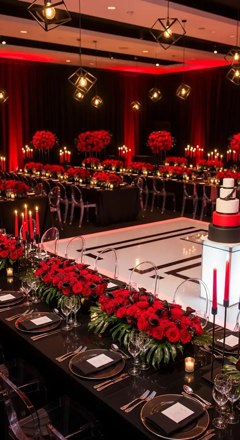 Red and Black Contemporary Theme Red and Black Contemporary Theme