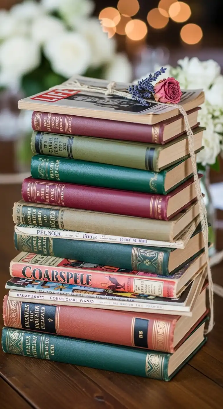 Vintage Books and Magazines for Decorative Stacks Vintage Books and Magazines for Decorative Stacks