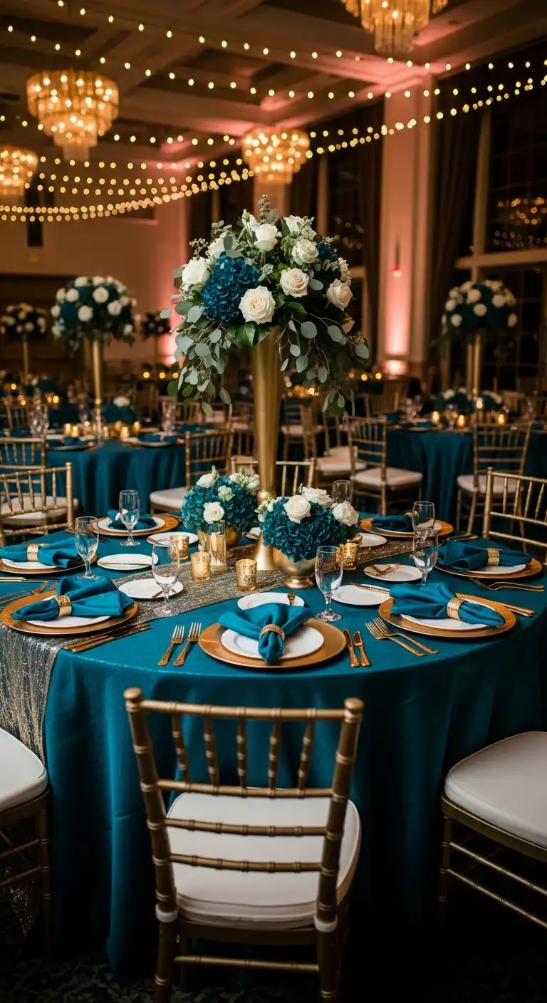 Teal and Gold Teal and Gold