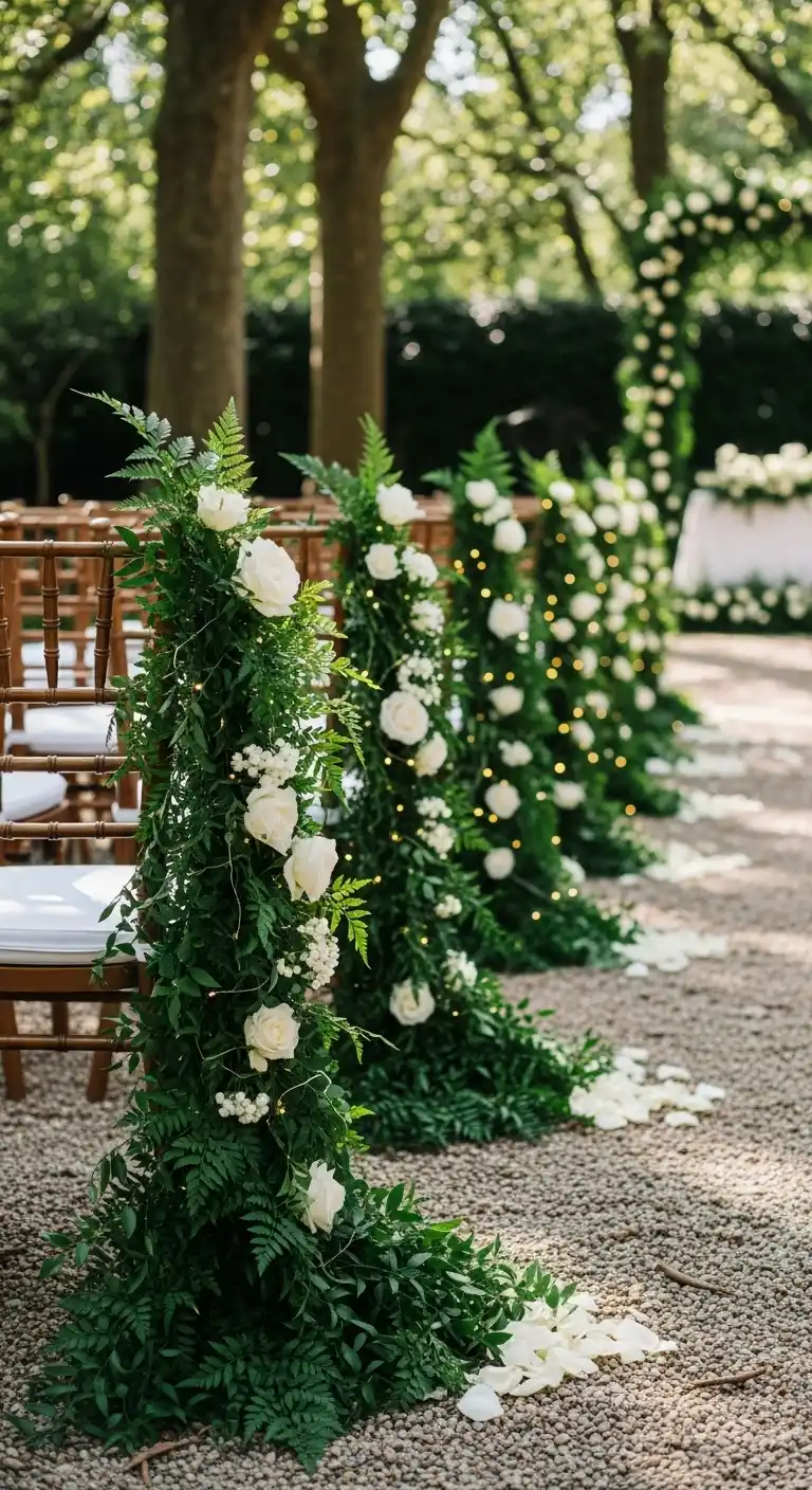 Fern Garlands for Aisles Fern Garlands for Aisles