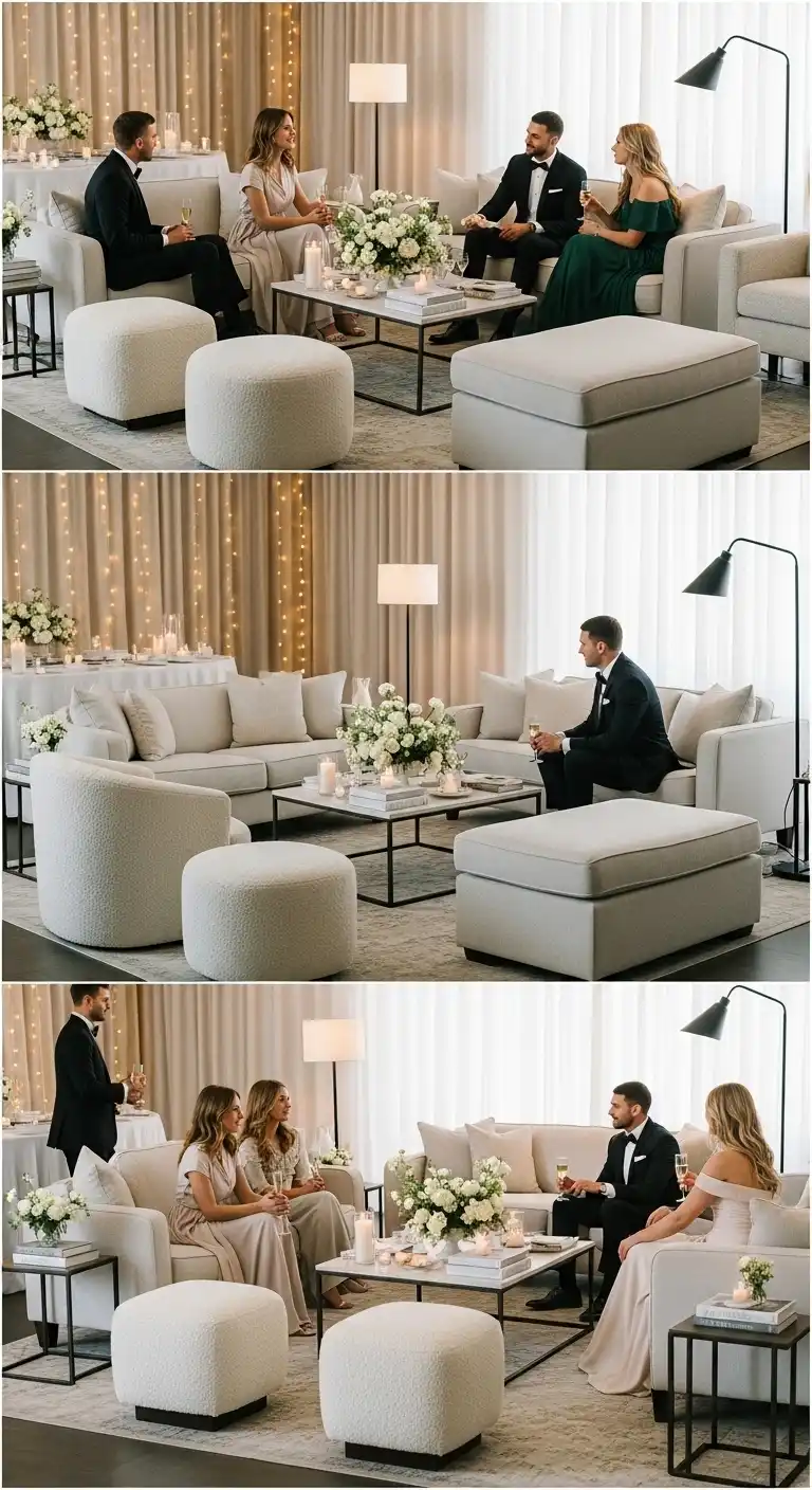 Soft Lounge Areas With Neutral Upholstery Soft Lounge Areas With Neutral Upholstery