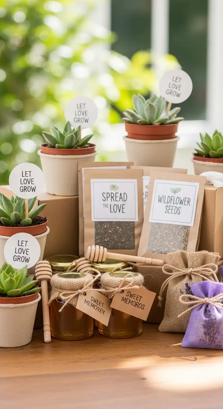 Memorable Eco-Friendly Guest Favors Memorable Eco-Friendly Guest Favors