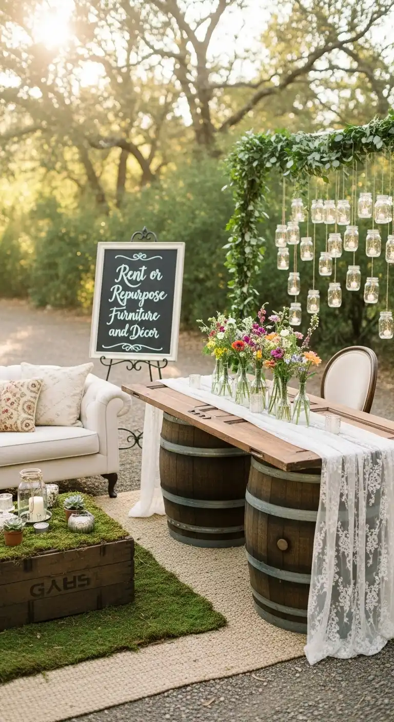 Rent or Repurpose Furniture and Décor Rent or Repurpose Furniture and Décor