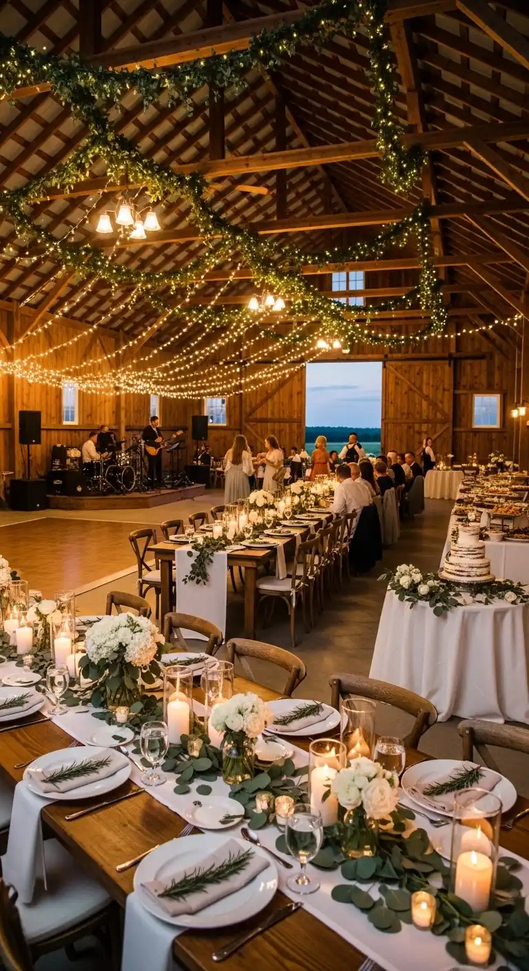 Barn Wedding Reception Barn Wedding Reception