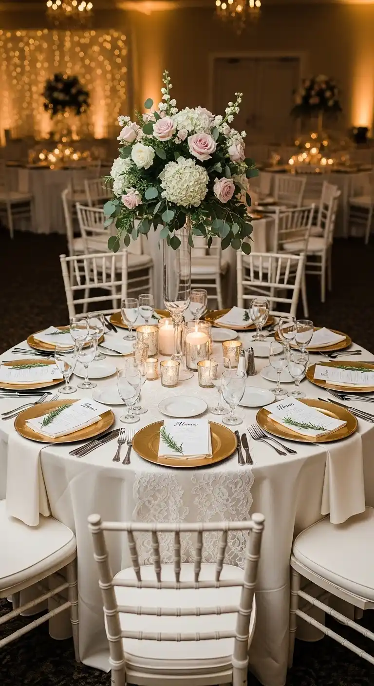 Circle Wedding Table: 13 Ideas for a Chic Celebration 3 Circle Wedding Table Decor Enhances Your Reception