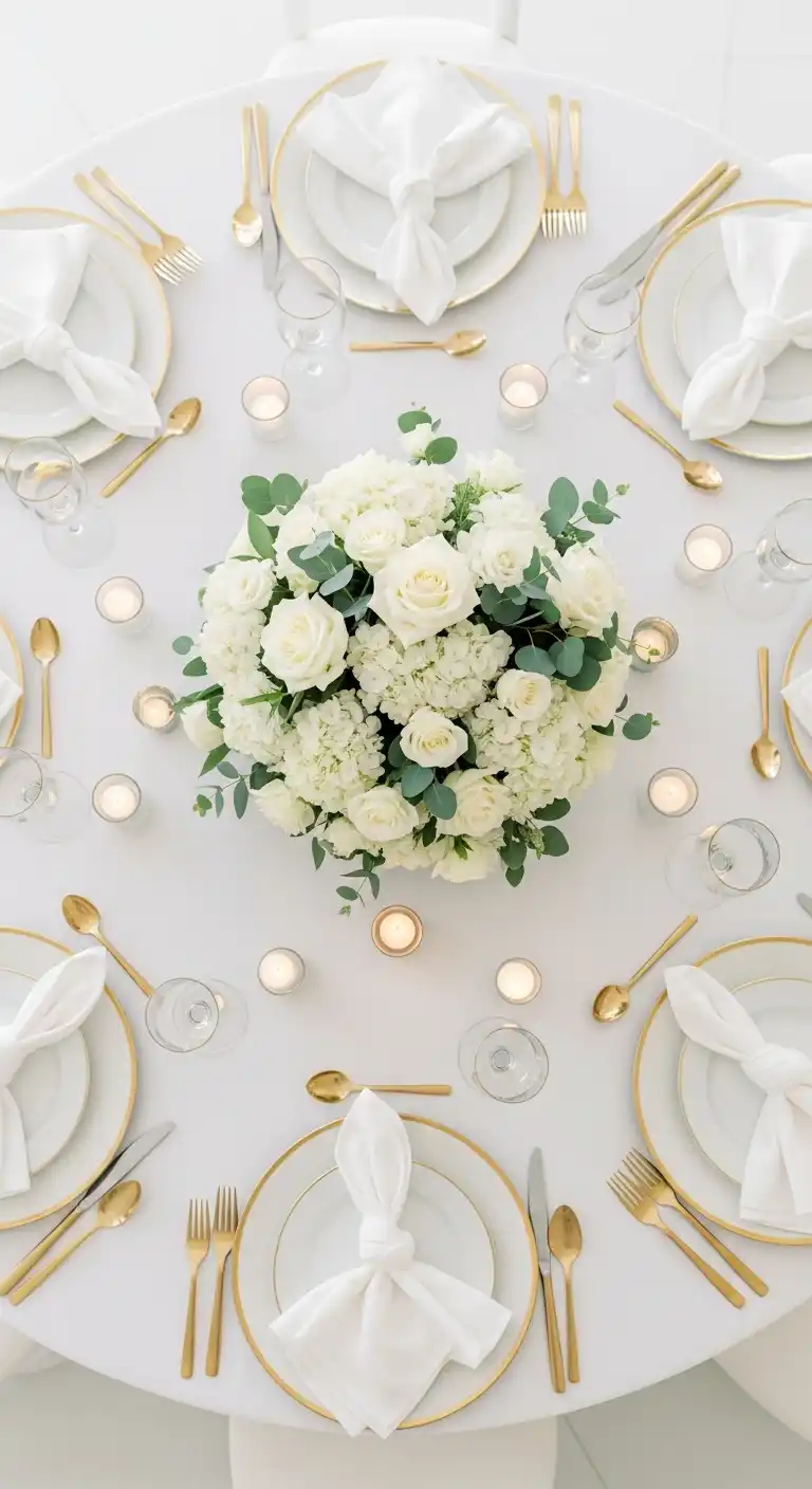 Perfect Circle Wedding Table Decor Perfect Circle Wedding Table Decor