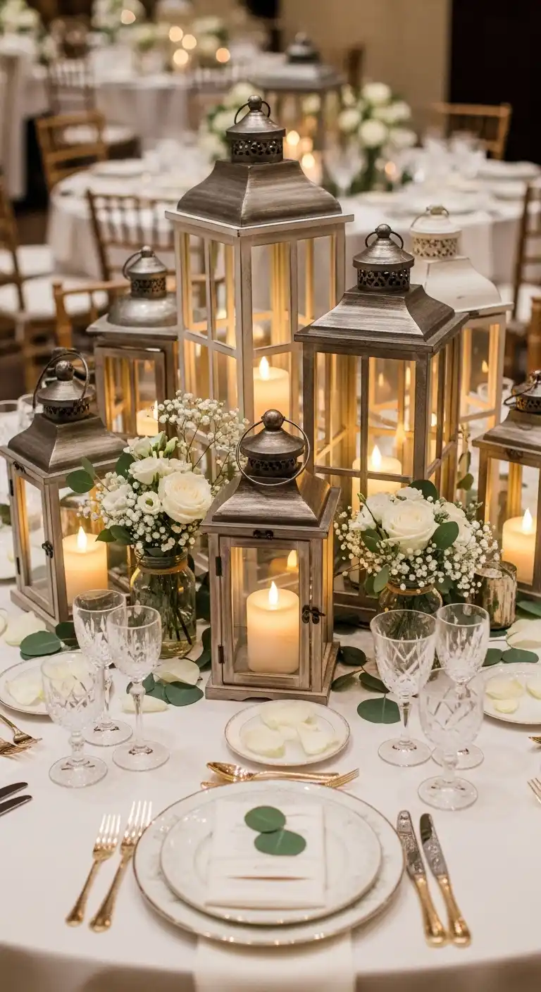 Circular Lantern Arrangements Circular Lantern Arrangements