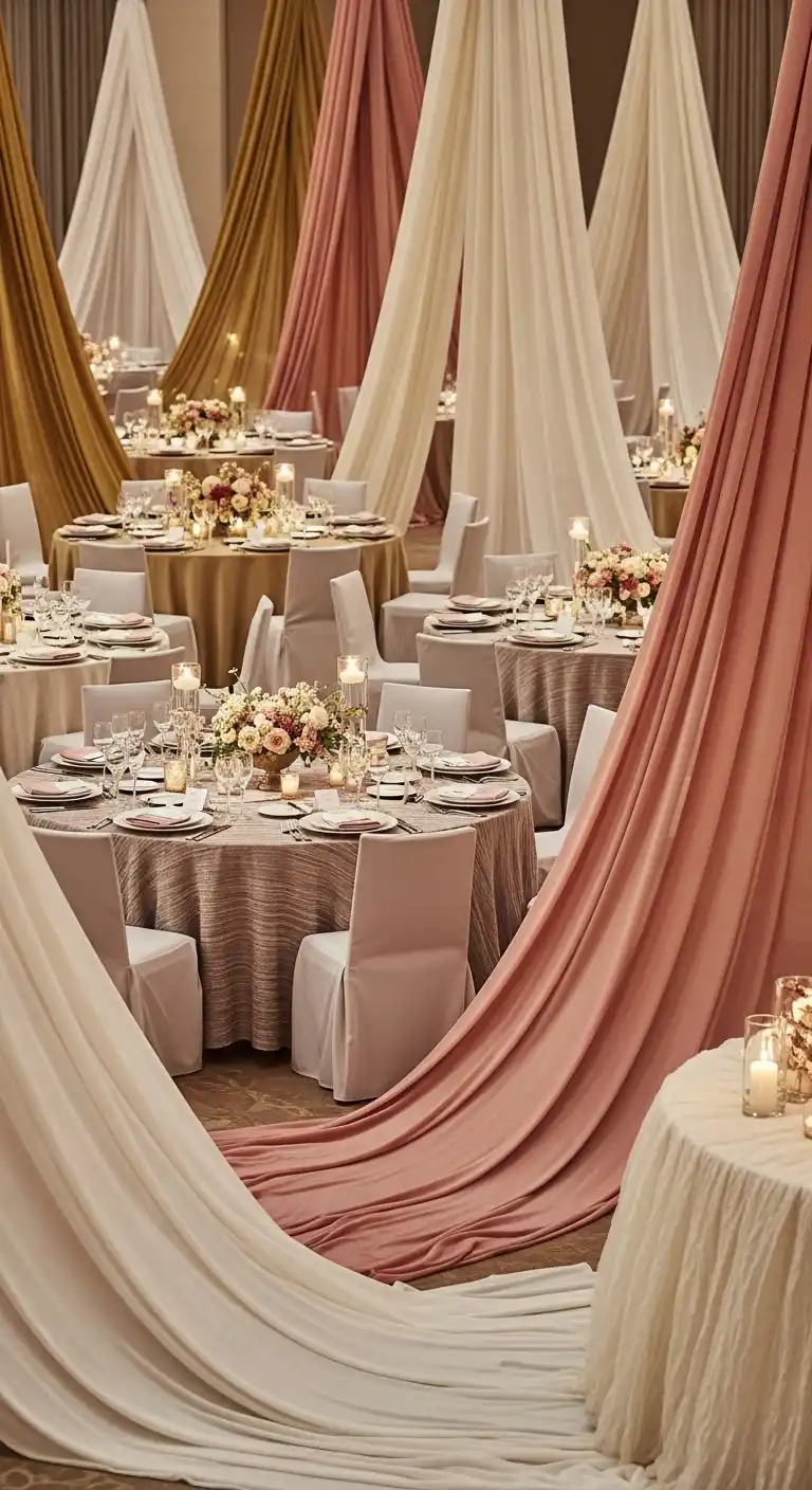 Elegant Draped Fabrics Elegant Draped Fabrics