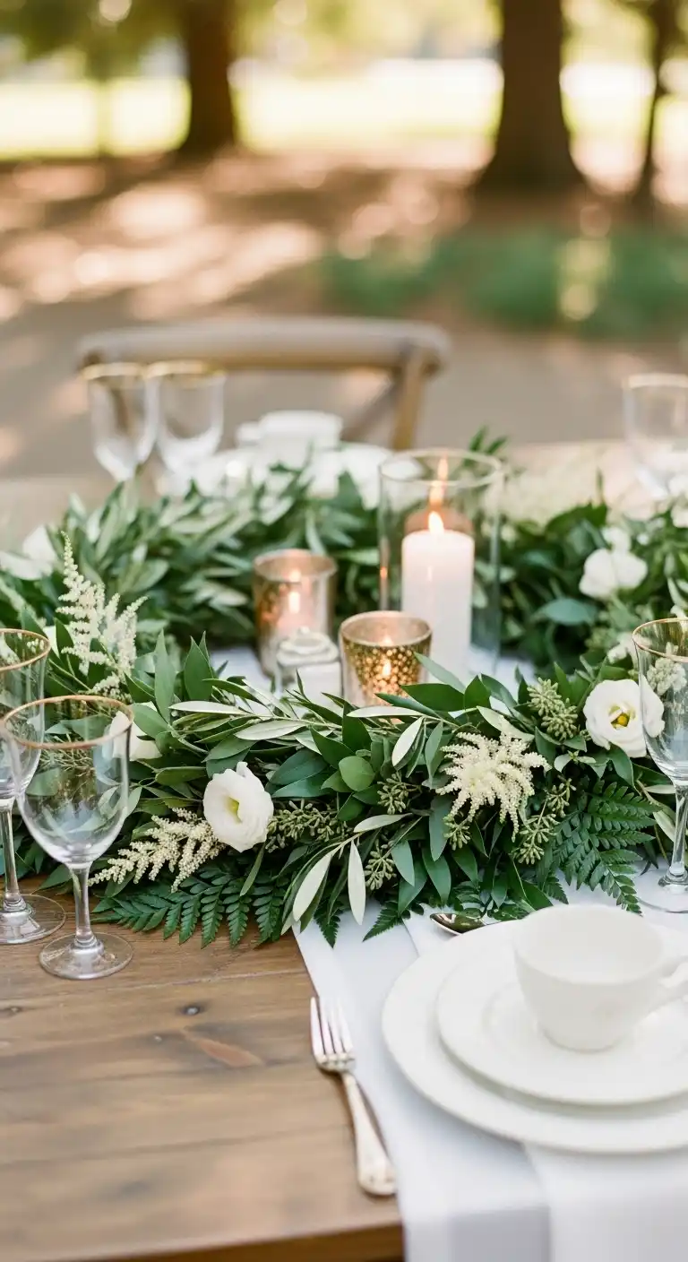 Low Greenery Garlands Low Greenery Garlands