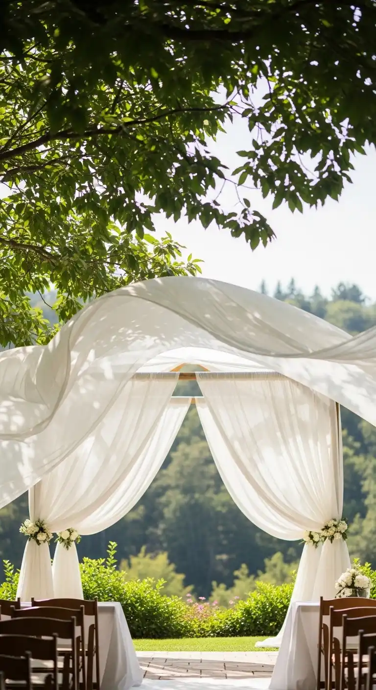 Canopy Arch with Drapes Canopy Arch with Drapes